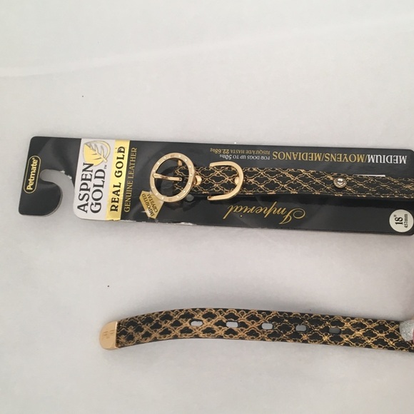 Aspen Gold Black/Gold Collar - Picture 5 of 5